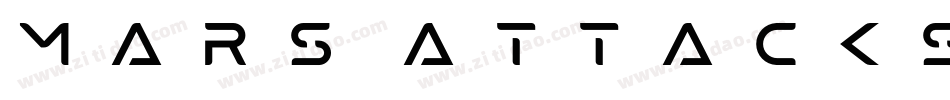 mars attacks字体转换